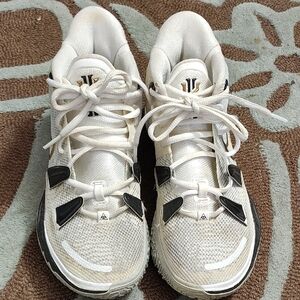 Elegant White and Black Women's Sneakers